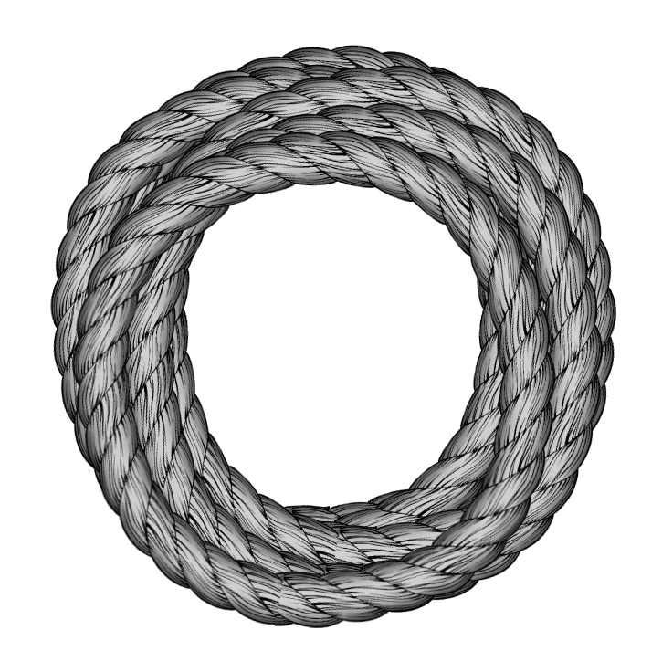 工事現場や建築現場で使われるようなワイヤーのフリーイラスト素材