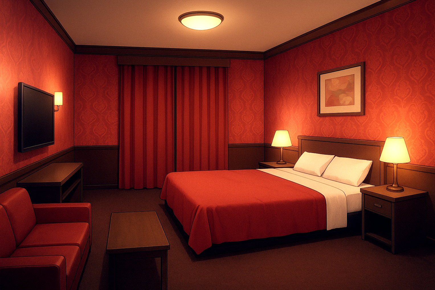 ホテルのステージ背景