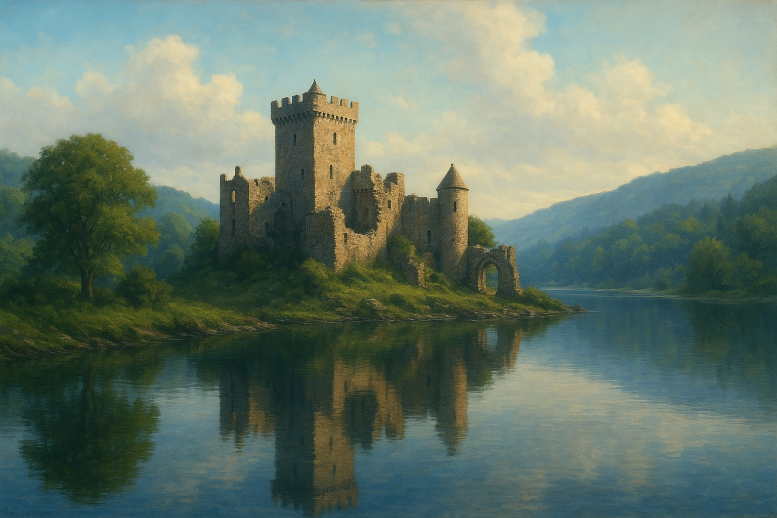 城の背景