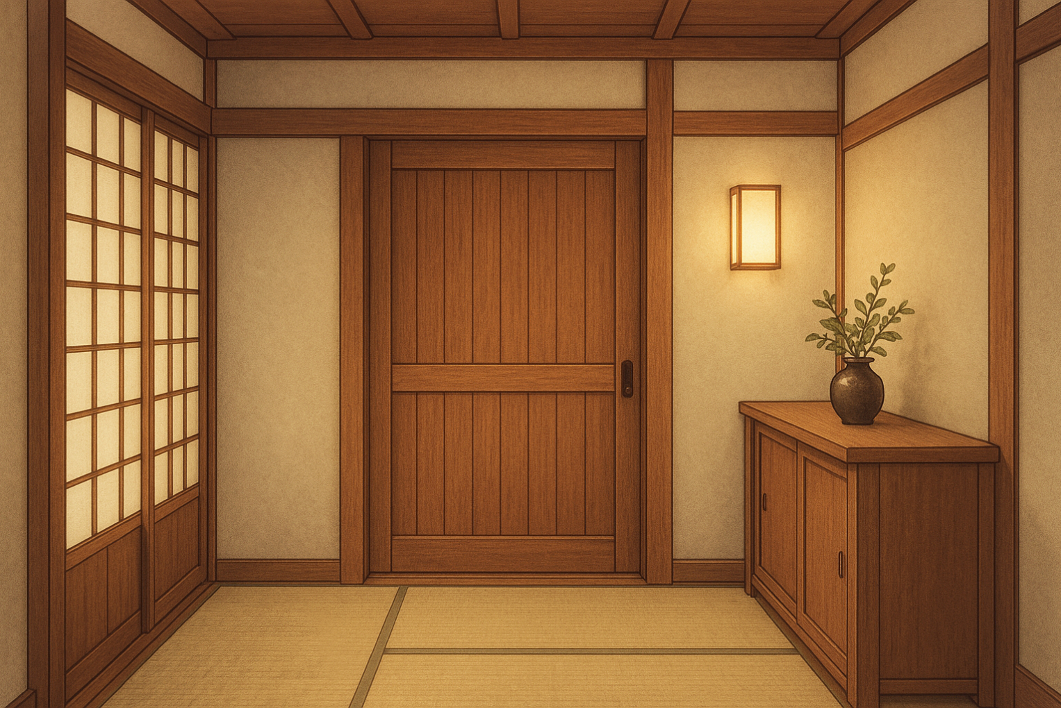 旅館風の背景 フリー素材 無料 高解像度