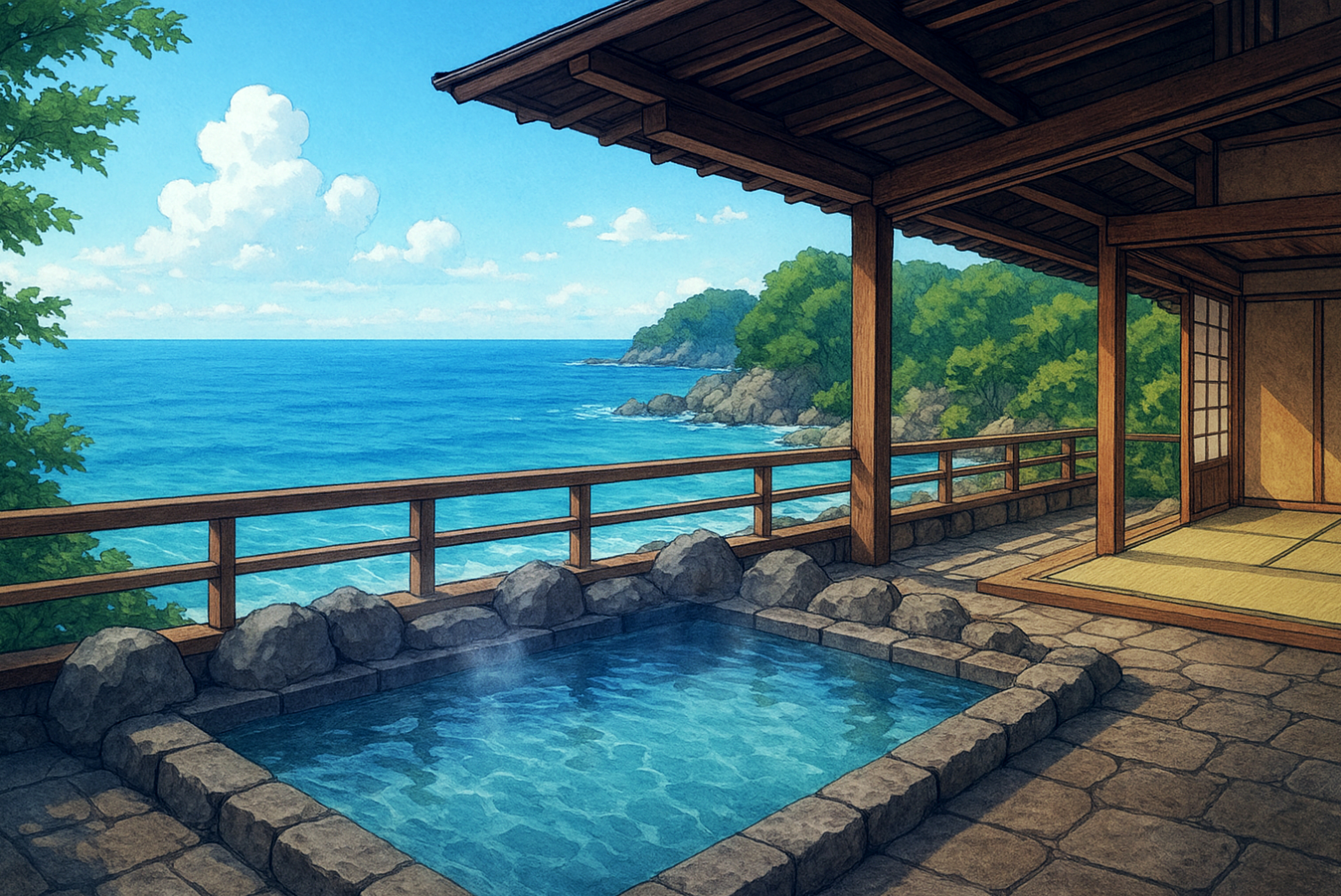 海の背景フリー素材｜海景色・青空の高解像度画像