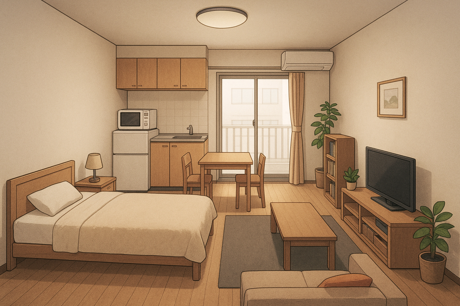 部屋風の背景 フリー素材 無料 高解像度