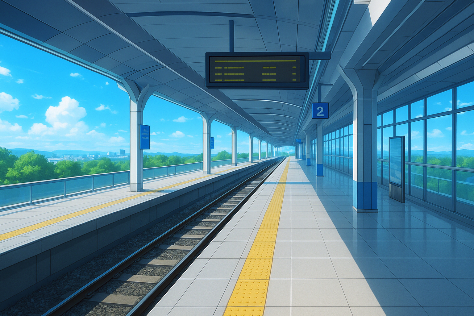 電車・駅の背景