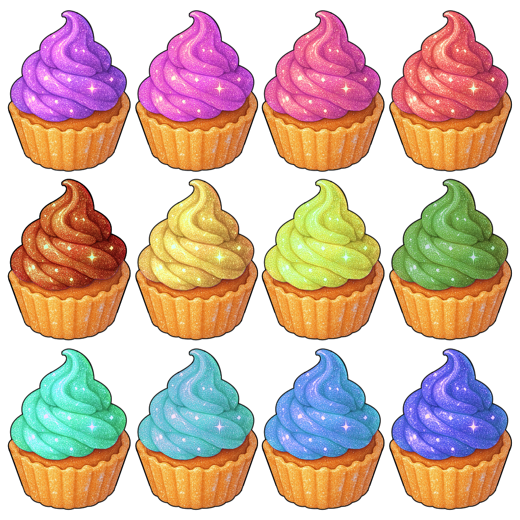 スイーツのフリー小物素材｜ケーキ・デザート・食べ物イラスト・無料・商用利用OK・高解像度